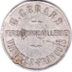 2 unités - Fers et quincaillerie G. Gérard - Vitry le François [51]