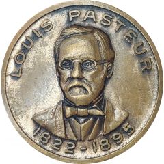 Medal - Pioneers In The Fight Against Infectious Disease Louis Pasteur