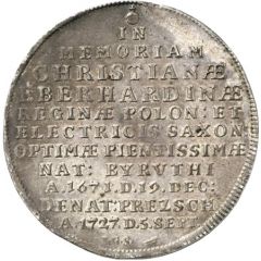 1 Thaler - Frederick August I Death