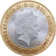 2 Pounds - Elizabeth II 4th portrait, Magna Carta, Silver Piedfort