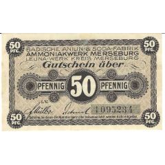 50 Pfennigs Ammoniakwerk Merseburg/BASF