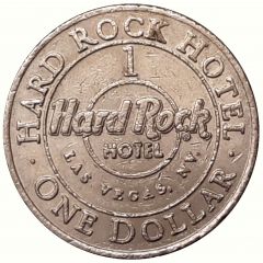 1 Dollar Gaming Token - Hard Rock Las Vegas, Nevada