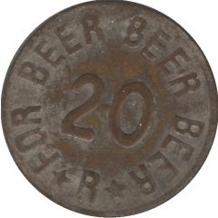 20 Centavos - For Beer