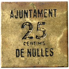 25 Centimos Nulles
