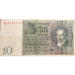 10 Reichsmark Reichsbanknote