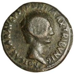 As - Augustus VOLVSVS VALER MESSAL IIIVIR A A A F F S C