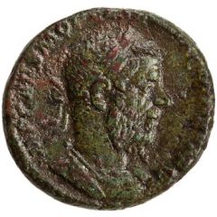 As - Macrinus PONTIF MAX TR P II COS II PP S C, Felicitas