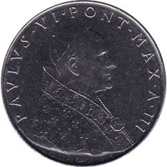 50 Lire - Pavlvs VI