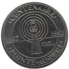 1 Dollar - Centenaire de la Pointe-au-père Ste-Anne-de-la-pointe-au-père, Québec