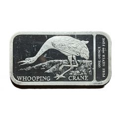 1 Oz Silver - The Silver Mint Whooping Crane
