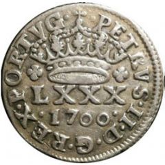 Tostão - Pedro II Porto mint