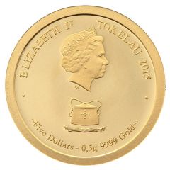 5 Dollars - Elizabeth II Capricorn