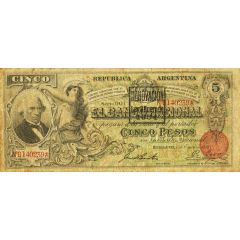 5 Pesos Banco Nacional