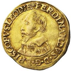 1 Gold Florin - Ferdinand of Bavaria Bust