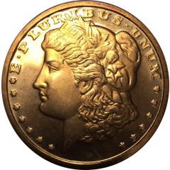 1 oz Copper Morgan Dollar