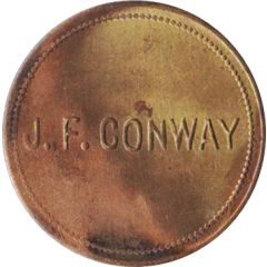25 Cents - J. F. Conway Lushton, Nebraska