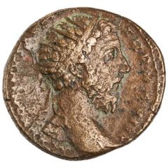 Dupondius - Marcus Aurelius IMP VI COS III S C, Jupiter