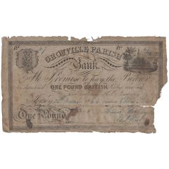 1 Pound Grouville Parish Bank