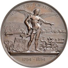 Centenary of the fire of La Chaux-de-Fonds bronze