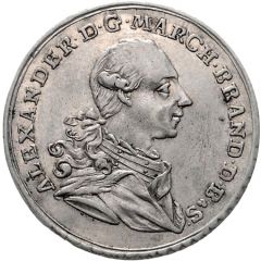1/2 Thaler - Christian Frederick Charles Alexander Bruckberger Porzellanfabrik