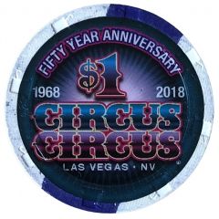 1 Dollar - Circus Circus 50 Anniversary Las Vegas, Nevada