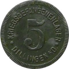5 Pfennig - Dillingen Kriegsgefangenenlager