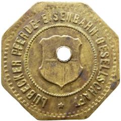 Transport Token - Lübecker Pferde Eisenbahn