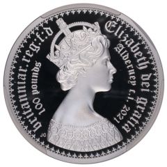 100 Pounds - Elizabeth II Gothic - Portrait