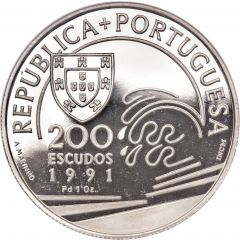 200 Escudos Columbus and Portugal, Palladium