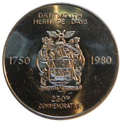 Medal - Dartmouth Heritage Days Dartmouth, Nova Scotia