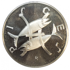 Zodiac Medals Pisces
