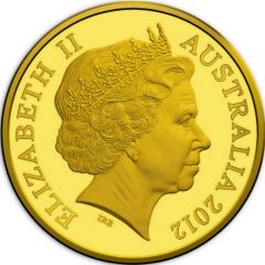 2 Dollars - Elizabeth II 4th Portrait - Australian Miniature Money Gold Proof