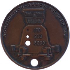 Token - Worthington - Gamon Newark, New Jersey