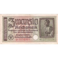 20 Reichsmark Reichskreditkassenschein