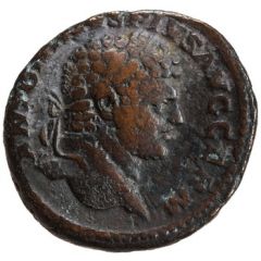 As - Caracalla P M TR P XVII IMP III COS IIII P P S C, Roma and Victory