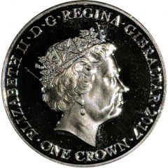 1 Crown - Elizabeth II Platinum Wedding - 1940s - The Wedding