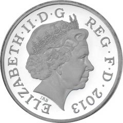 1 Pound - Elizabeth II Leek and Daffodil, Silver Proof
