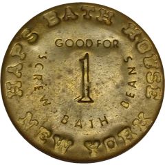 Brothel Token - Haps Bath House New York