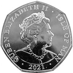 50 Pence - Elizabeth II Cheshire Cat