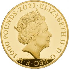 1000 Pounds - Elizabeth II The Who, Gold Proof