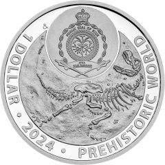 1 Dollar - Charles III Ichthyosaurus