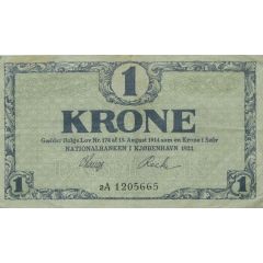 1 Krone Skillemønt type III