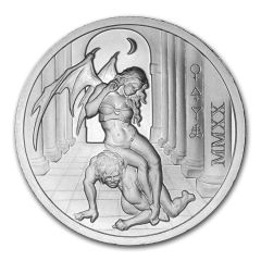 2 oz Silver - Temptation of the Succubus Pheli Mint