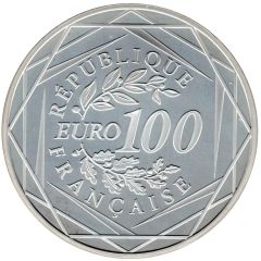 100 Euros - Rooster 3rd type