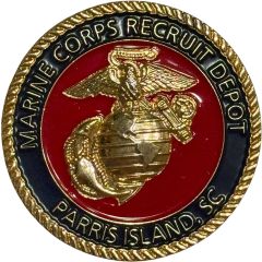 Challenge Coin - Marine Corps Recruit Depot Parris Island, South Carolina