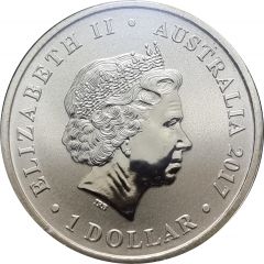 1 Dollar - Elizabeth II 4th Portrait - Henry Lawson - 150 Years