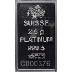 2.5 Grams Platinum PAMP - Lady Fortuna