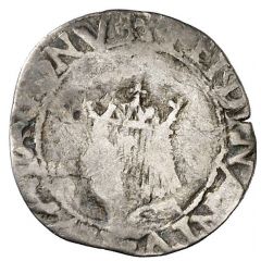 1/2 Real - Ferdinandus II five pointed crown