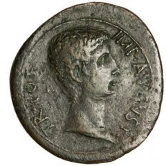 Sestertius - Augustus OB CIVIS SERVATOS