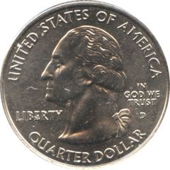 1/4 Dollar `Washington Quarter` Wisconsin